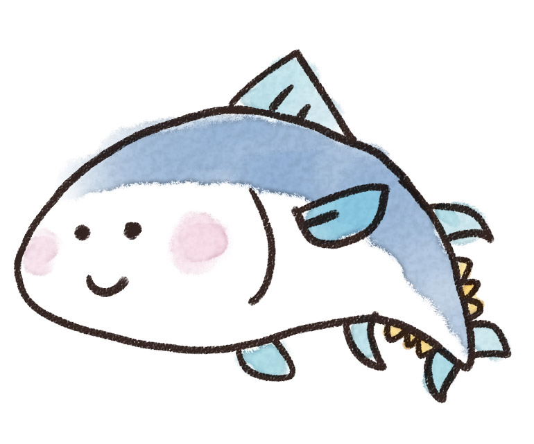 マグロのイラスト ゆるかわいい無料イラスト素材集