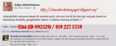 Testimoni vitamin c shaklee