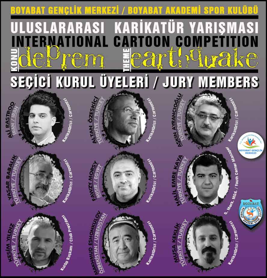 Jury of the International Cartoon Competition in Turkey