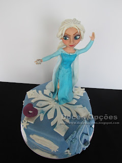 disney frozen elsa snow cake