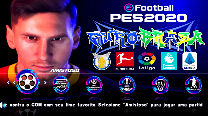 PES 2020 EUROBRAZA 7.5 PPSSPP