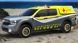 Ford Maverick DRAGG Lifeguard Vehicle (2021) Front Side