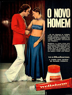 Anúncio creme Wellaform - 1973. moda anos 70; propaganda anos 70; história da década de 70; reclames anos 70; brazil in the 70s; Oswaldo Hernandez