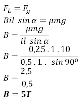 Latihan soal dan pembahasan : Medan magnet (materi fisika kelas 12)