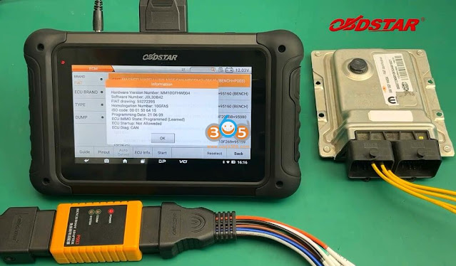 OBDSTAR DC706 Read and Write Fiat IAW 10GF ECU 10