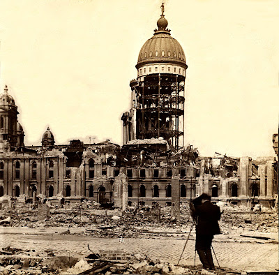 San Francisco earthquake city hall 1906