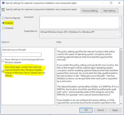 Mengatasi Gagal Install Net Framework 3.5 windows 10