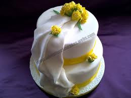 Sugar Flower Carnation Wedding Cakes