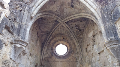 Une voûte conservée dans l'Abbaye de Vauclerc