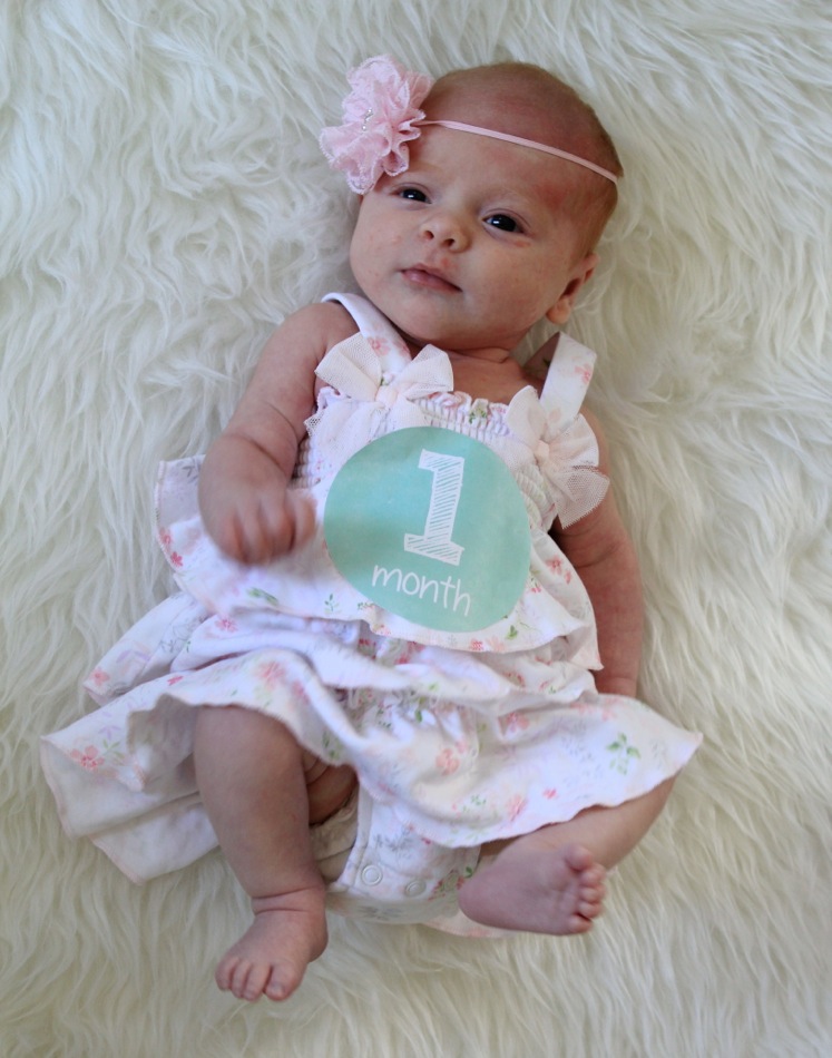 Harper Reese 1 Month Old!  Veronika\u002639;s Blushing