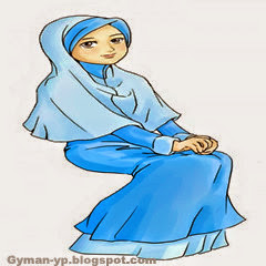 Gambar DP BBM Cewek Muslim Cantik Putra Pratama PadLaw 