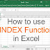 How To Use INDEX Function | Microsoft Excel