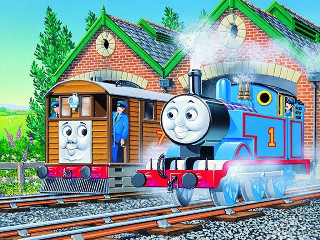 Mewarnai Kereta Thomas And Friends  Apung & Arul