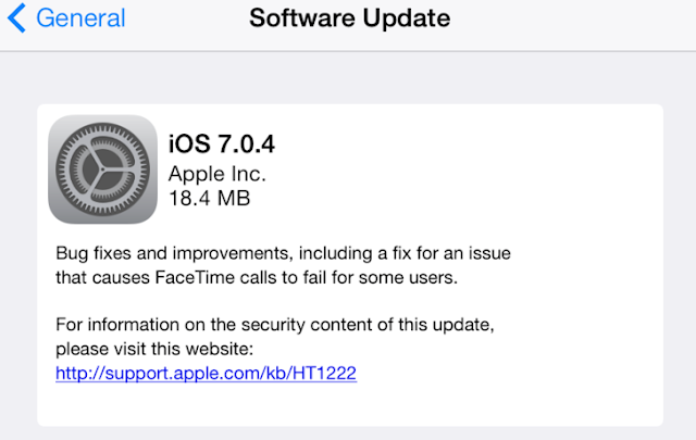 Apple releases iOS 7 patch for Apple Store vulnerability, but dont download the 7.0.4 patch yet if you intend to jail break your iPhone