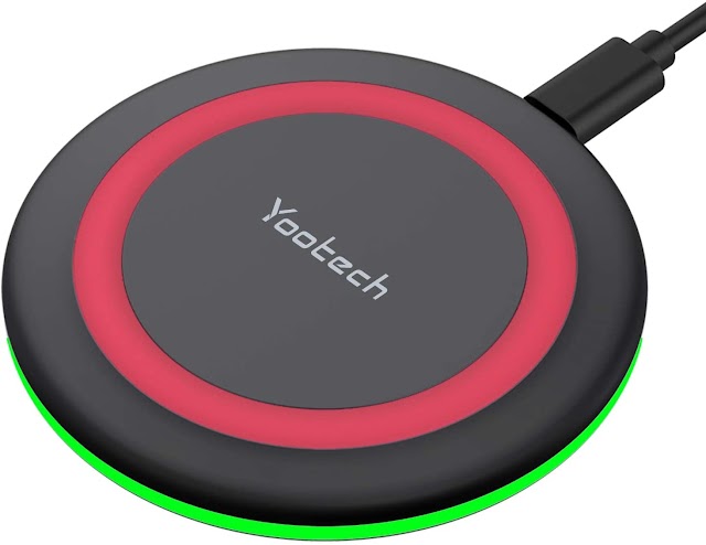Best Wireless Charger with Qi-Certified 10W Max Fast Wireless Charging Pad