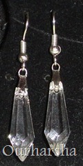 clear tear drop earrings (3)