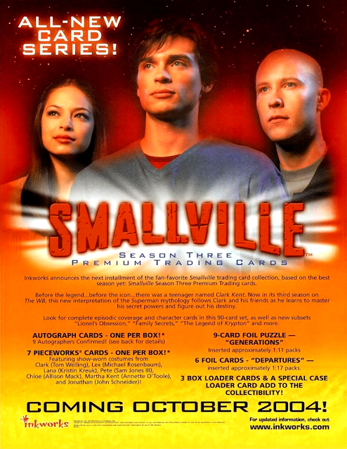 2004 Inkworks : Smallville Season Three - Dealer Press Sheet - 1