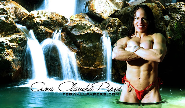 Brazilian Bodybuilder Ana Claudia Pires Wallpaper