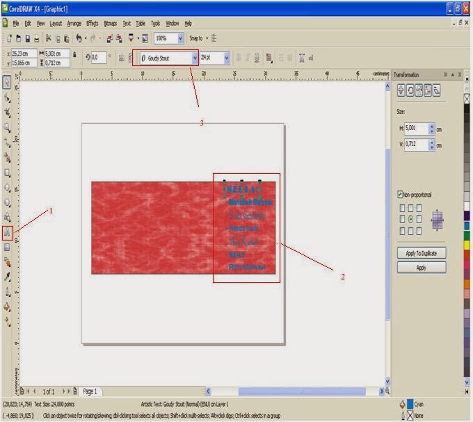 Langkah Langkah Membuat Spanduk dengan Corel Draw ~ Tugas 