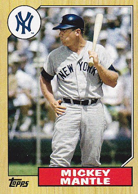 Mickey Mantle 87 Topps Mini