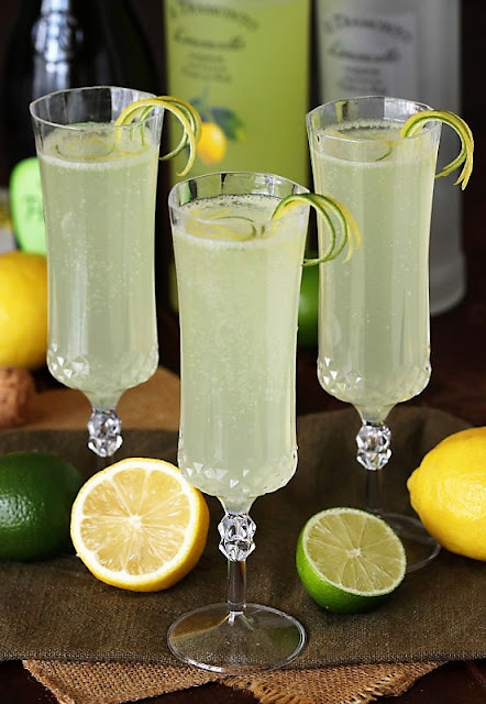 Sparkling Limoncello Cooler Cocktail Image