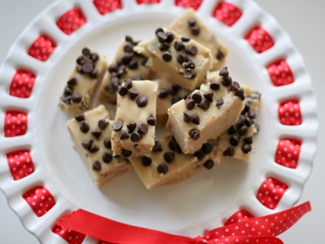 chocolate chip cookie dough fudge 1