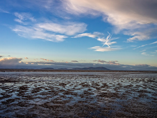 Photo of the Scottish hills across the Solway Firth from Maryport