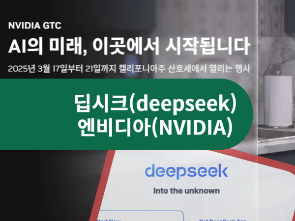 딥시크(deepseek)와 엔비디아(NVIDIA) 주가 하락