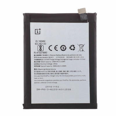 3.8V 3000mAh BLP613 baterie do ONEPLUS  per ONEPLUS 3 A3000 A3003