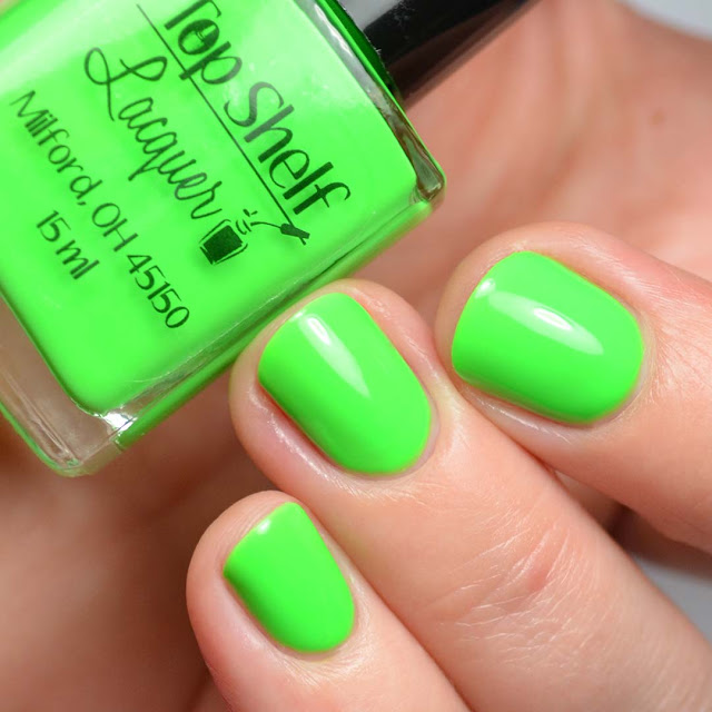 neon green nail polish