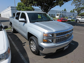Chevy Silverado in as-new condition after collision repairs at Almost Everything Auto Body