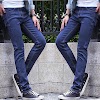 Wool Thicken Jeans Trouser