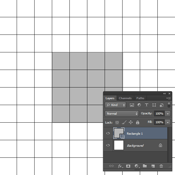 Draw a rectangle shape on the document.