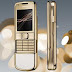 Nokia 8800 Gold Arte: gold and white leather