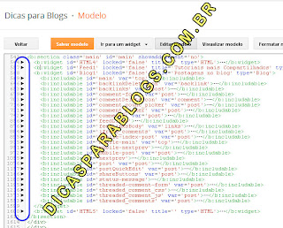 Expandir Modelos de Widgets no Blogger