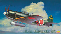 Hasegawa 1/48 Kawanishi N1K2-J SHIDENKAI (GEORGE) 'LATE VERSION' (JT74) English Color Guide & Paint Conversion Chart