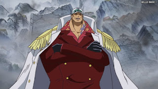 ワンピースアニメ 頂上戦争編 479話 赤犬 | ONE PIECE Episode 479