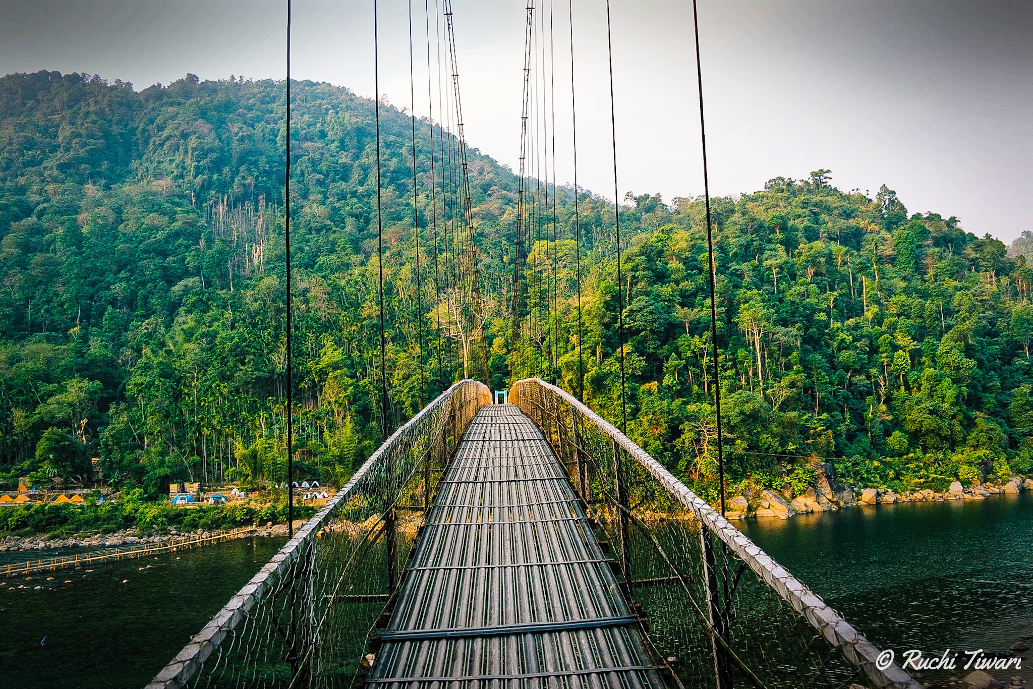 Shnongpdeng moving bridge