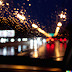 Driving home at night. City lights, rainy street…