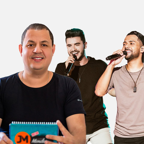 O programa ‘No Ar com Junior Mendes’  recebeu a dupla sertaneja Thiago e Graciano, que em breve lançará novo EP