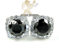 black diamond earrings