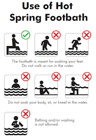 Guidelines for using the Hot Spring Footbath