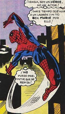 Spiderman y sus remordimientos