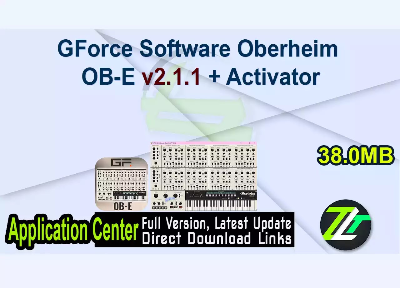 GForce Software Oberheim OB-E v2.1.1 + Activator