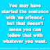 You may have started the sentence with 'no offence', but that doesn't mean you can follow that with whatever you want. 
