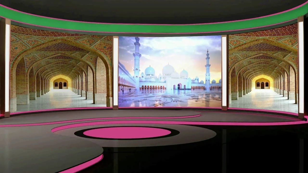 ইসলামিক স্টুডিও ব্যাকগ্রাউন্ড - ইসলামিক ব্যাকগ্রাউন্ড ডিজাইন - islamic background design - NeotericIT.com
