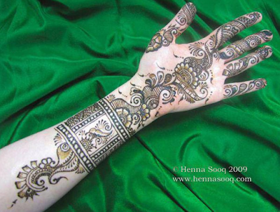 henna tangan cantik dan simple