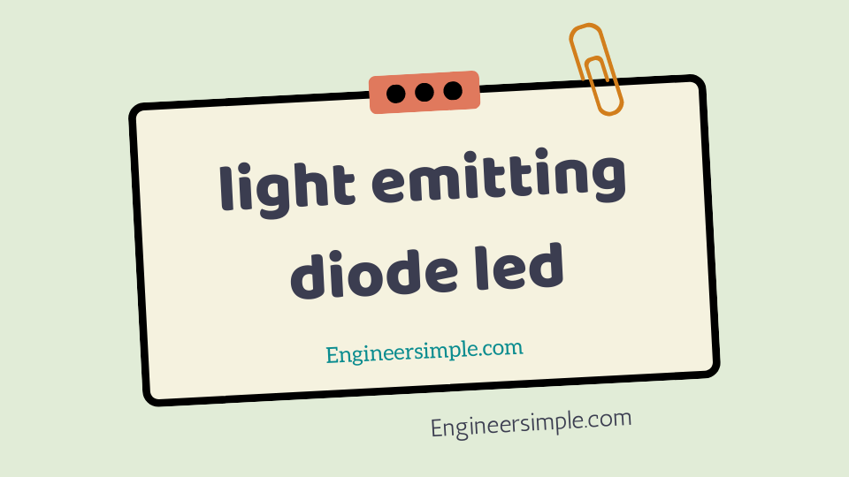 light emitting diode led