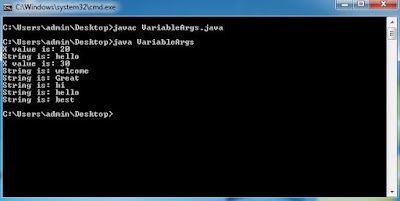 Variable argument-javaform