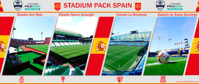 Stadium Pack Spain 2023 For eFootball PES 2021